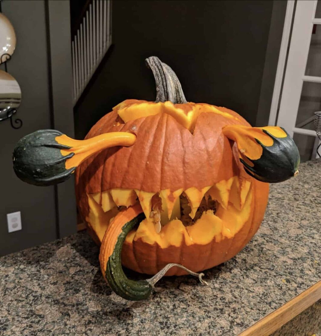Idee di zucche mostruose per Halloween